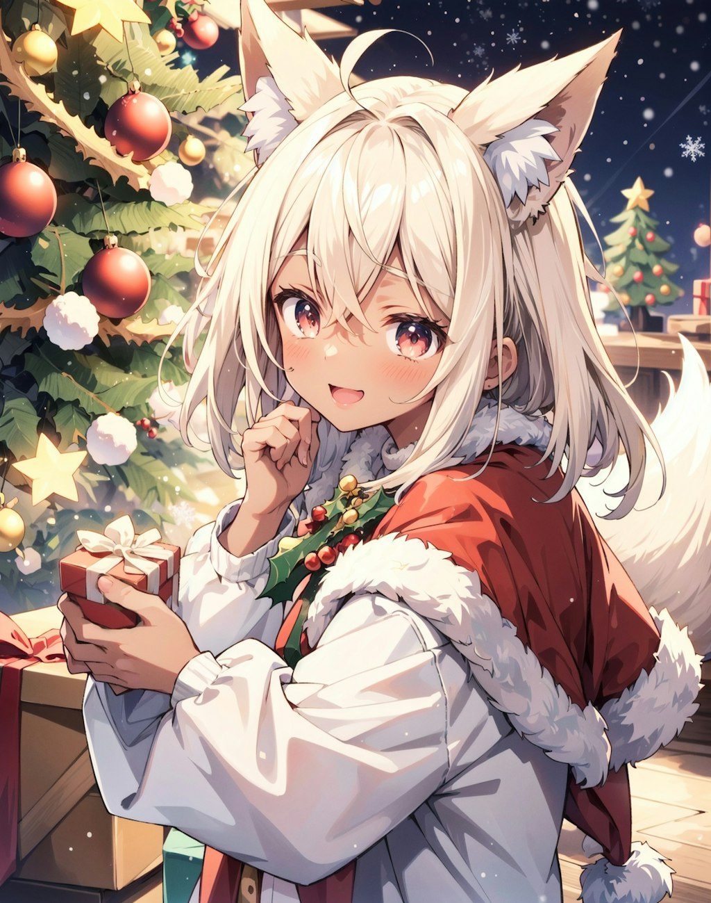 クリスマス狐娘