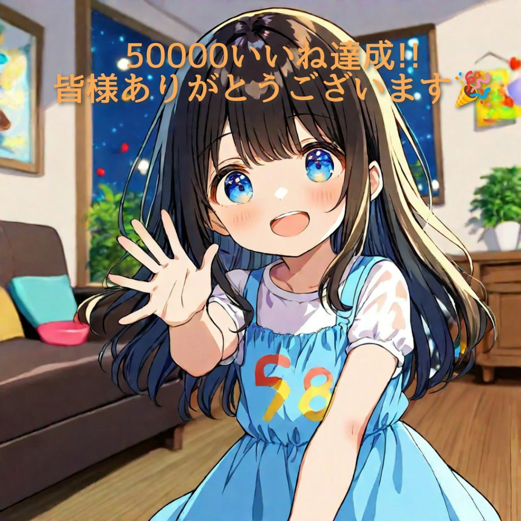 50,000いいね達成！皆様ありがとうございます👍️