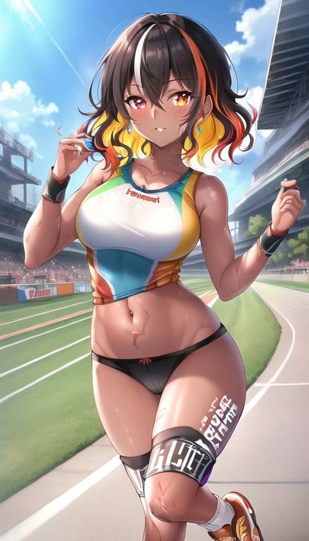 スポーツ美女イラスト集