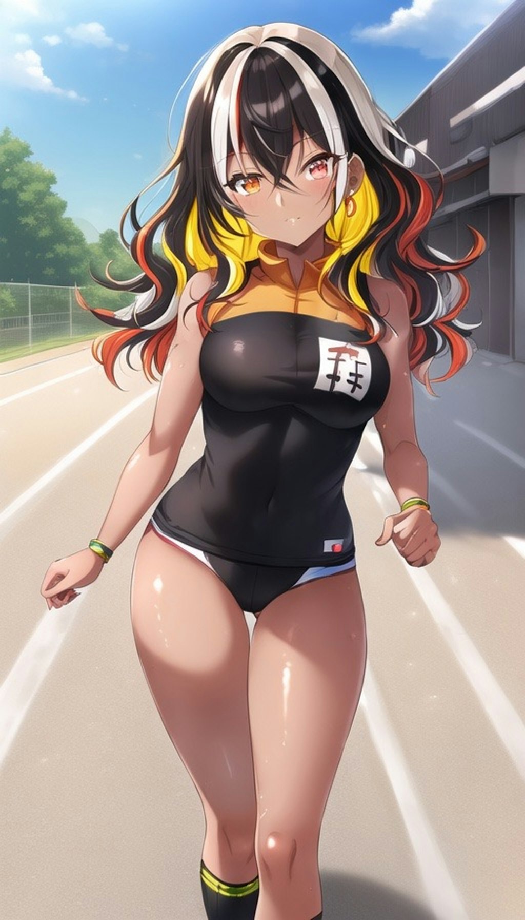 スポーツ美女イラスト集