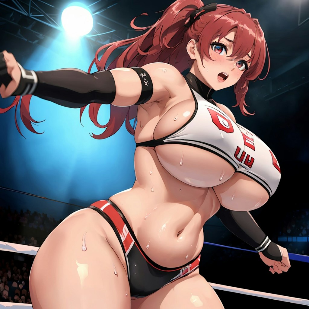 爆乳プロレスラー