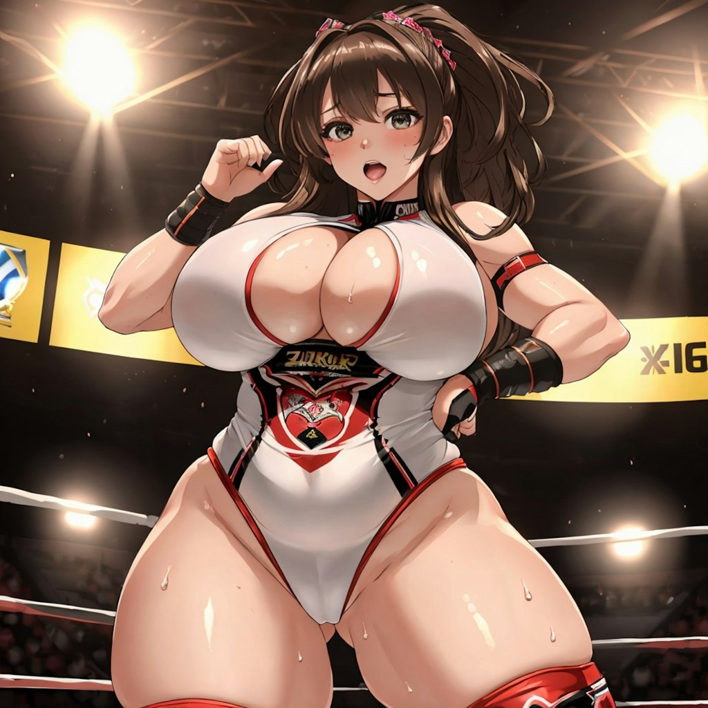 爆乳プロレスラー