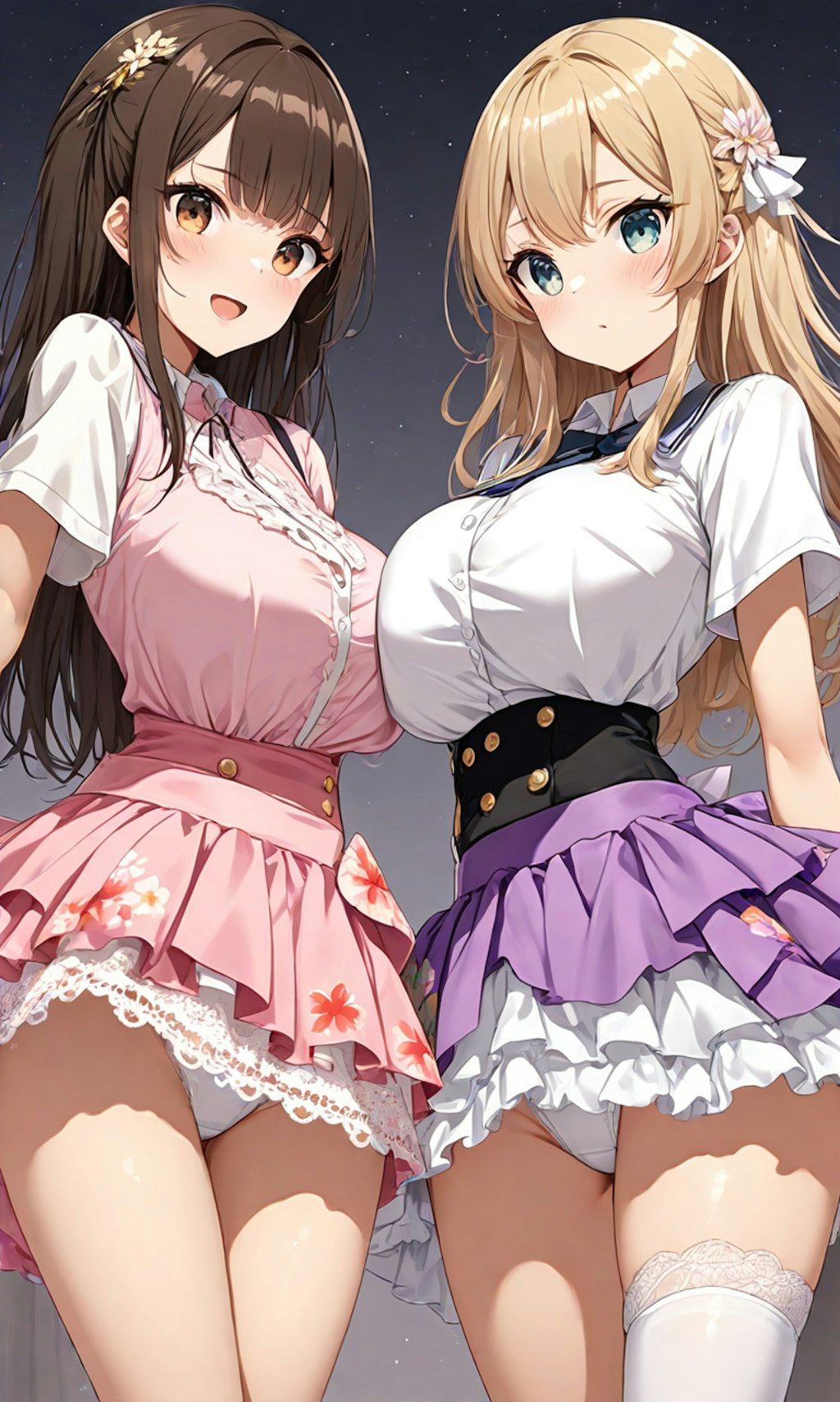 パンチラとセーラー服と女子高校生と