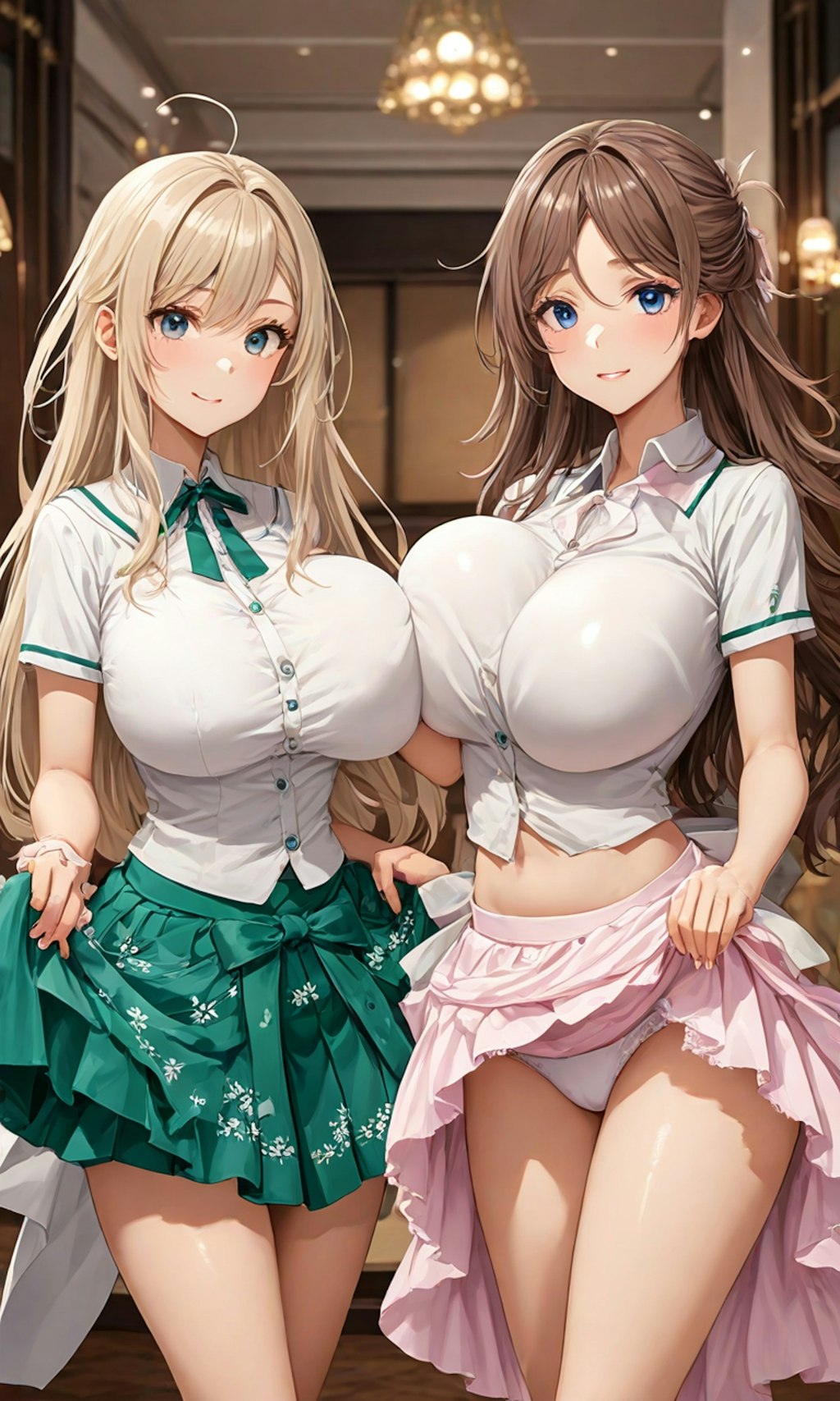 パンチラとセーラー服と女子高校生と