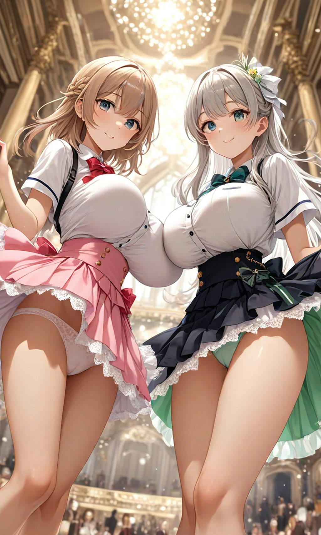 パンチラとセーラー服と女子高校生と