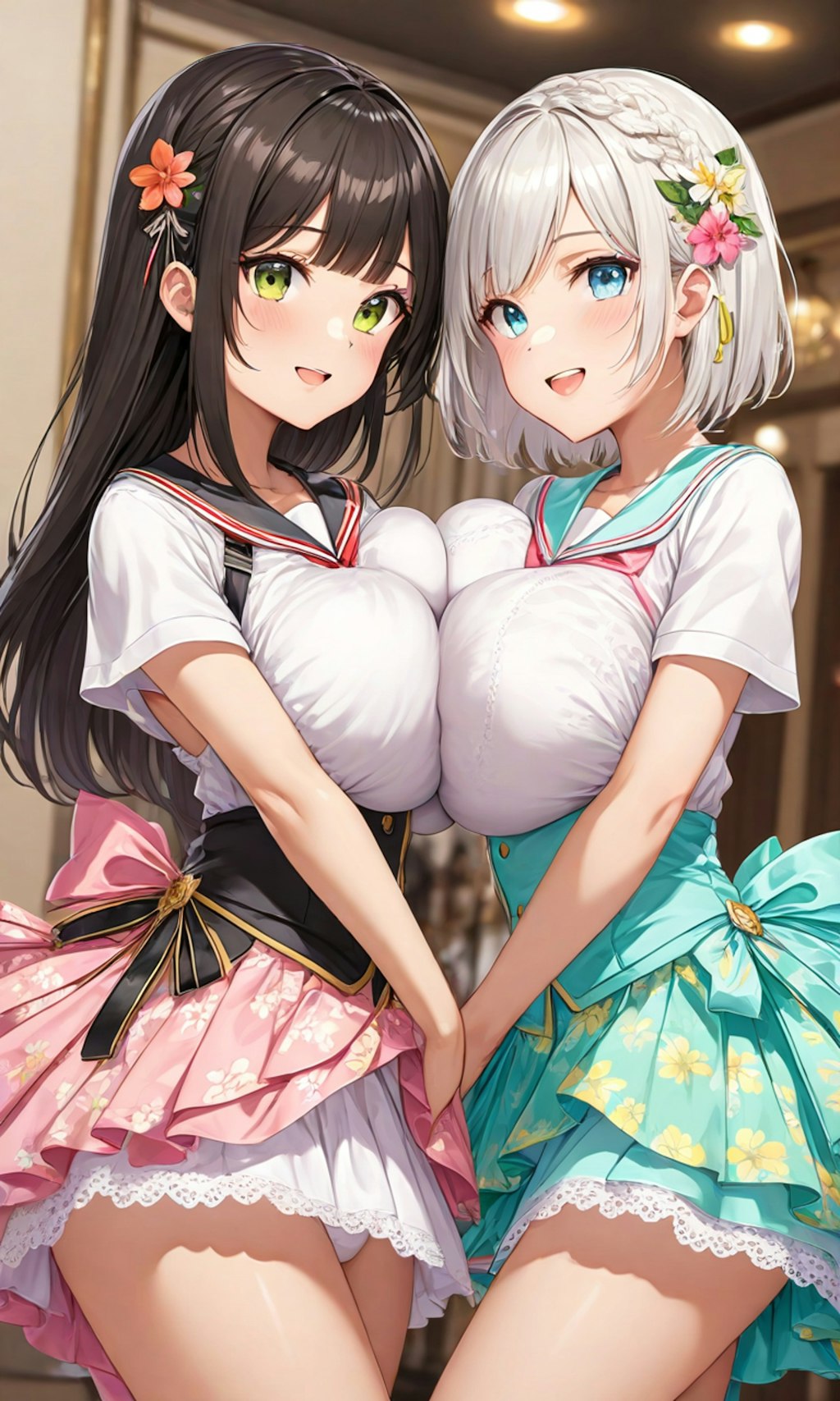 パンチラとセーラー服と女子高校生と