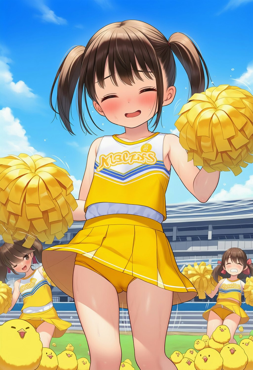 わたしたち！せーのっ…ひよっこチアガールズです！