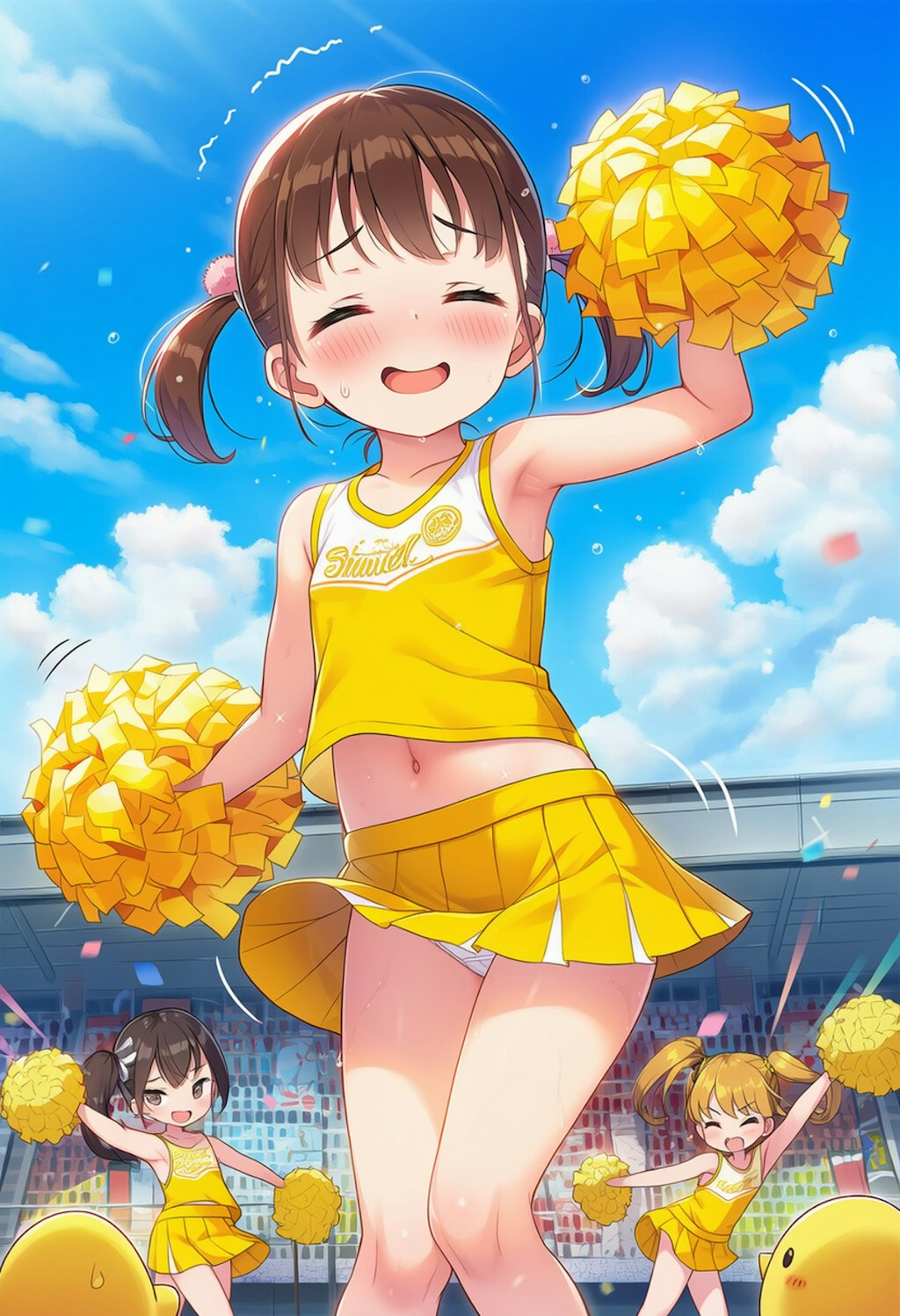 わたしたち！せーのっ…ひよっこチアガールズです！
