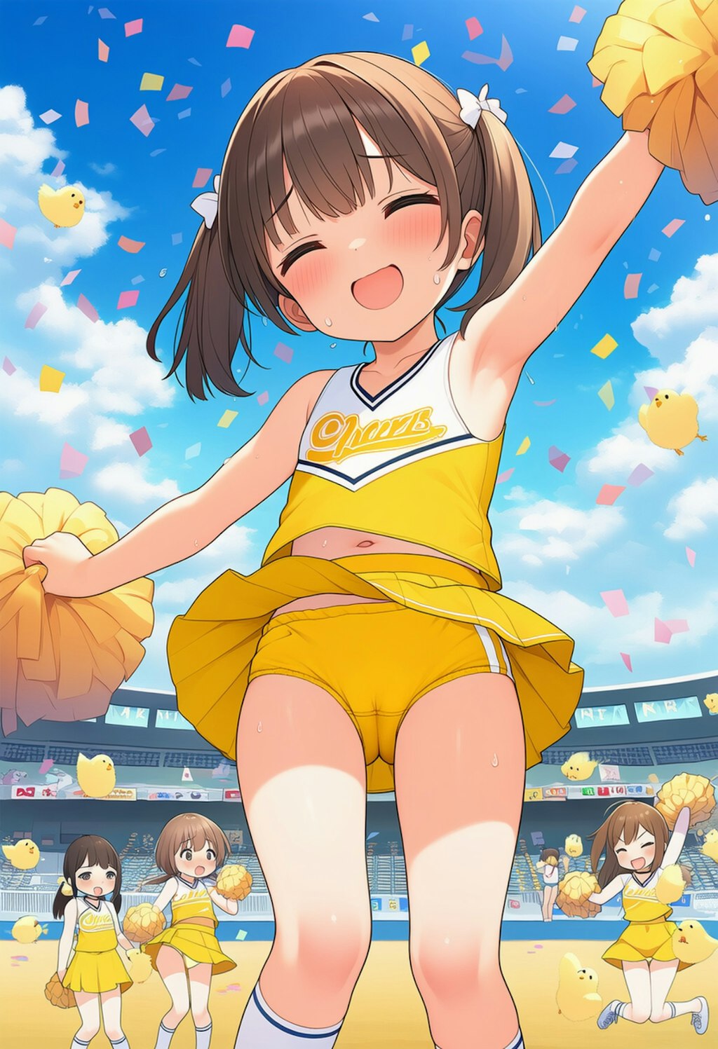 わたしたち！せーのっ…ひよっこチアガールズです！