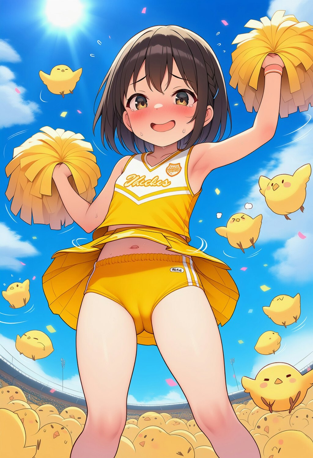 わたしたち！せーのっ…ひよっこチアガールズです！