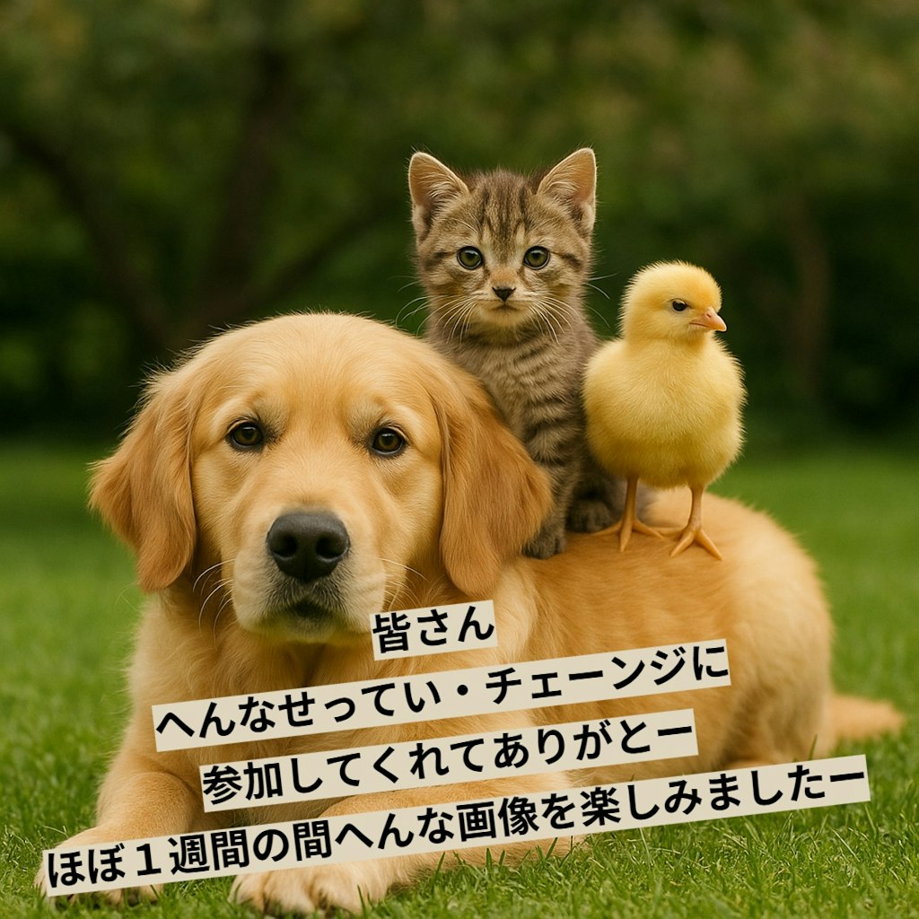 ねこなみ投稿ウイークの終了のご挨拶