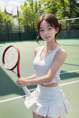 一緒にテニスしましょ