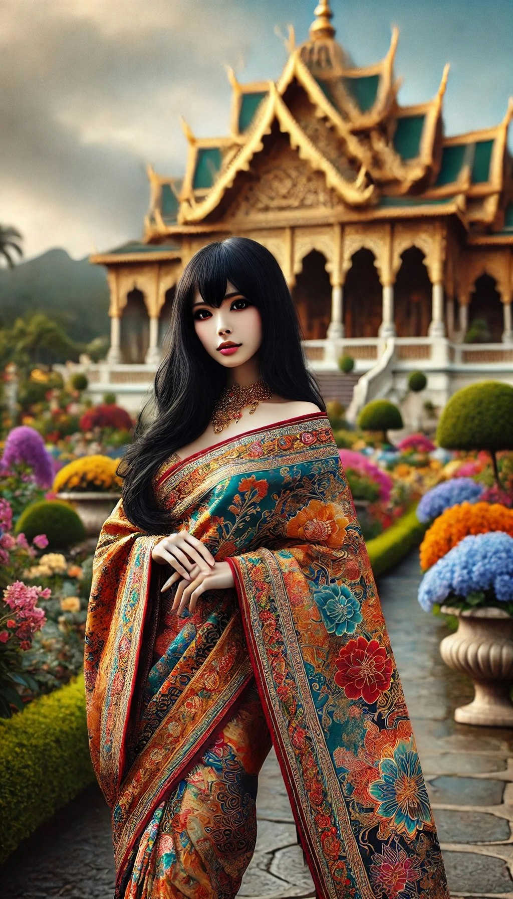 インドのサリー（Sari）