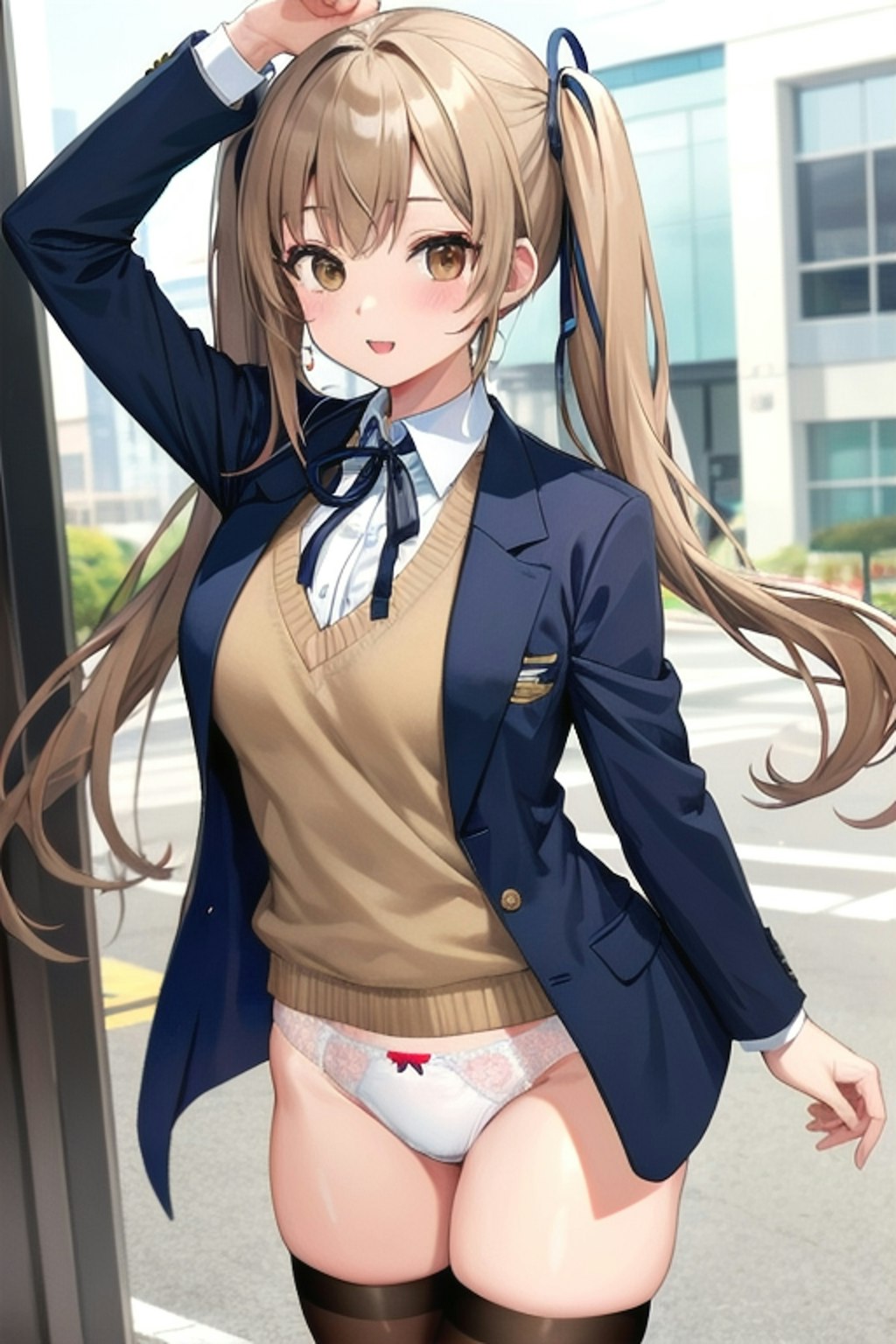 School twintails girl