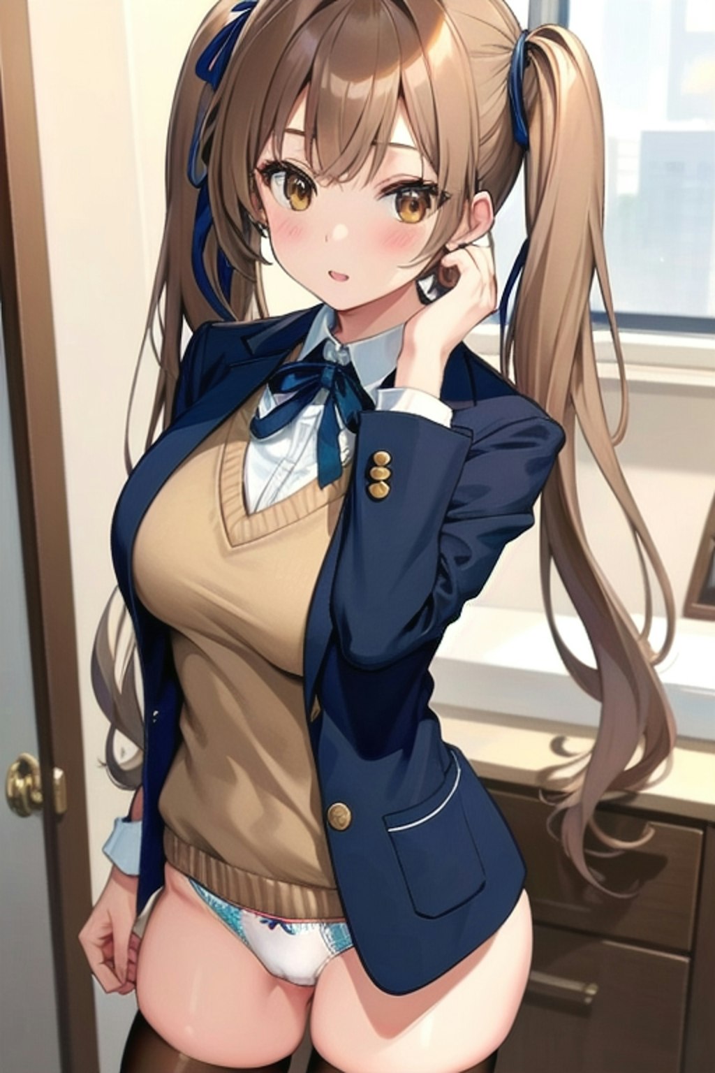 School twintails girl