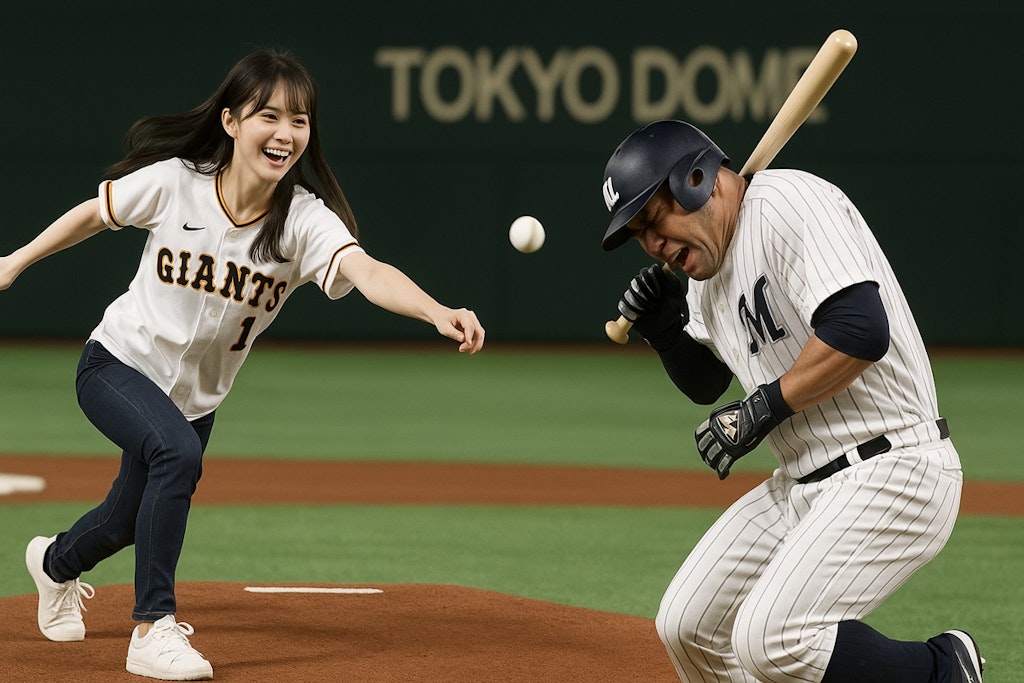 始球式で死球