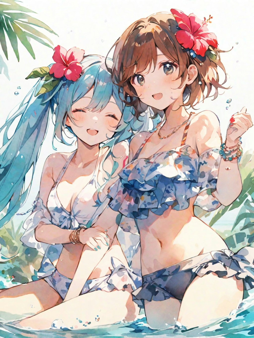 お姉ちゃんと海～