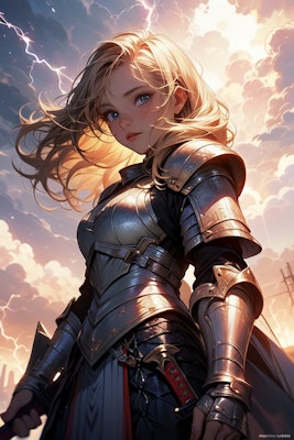 雷雲の女騎士