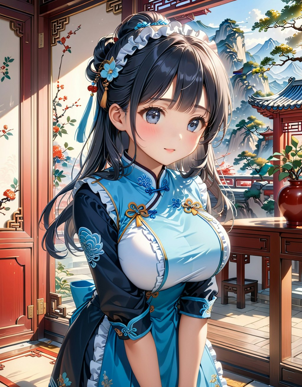 宮中の女学校にて...