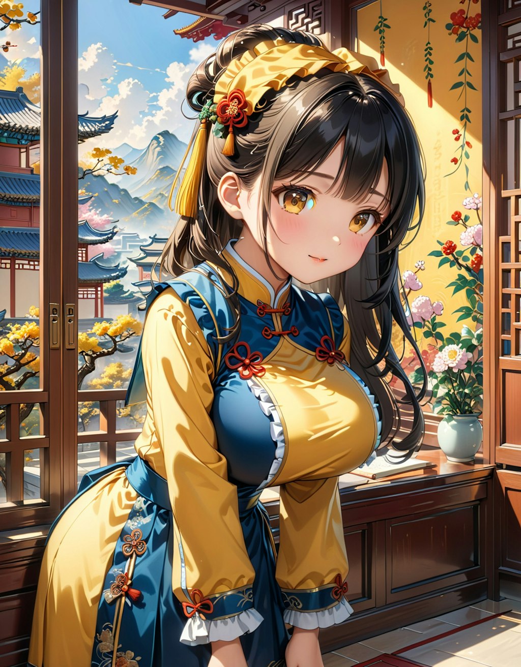 宮中の女学校にて...