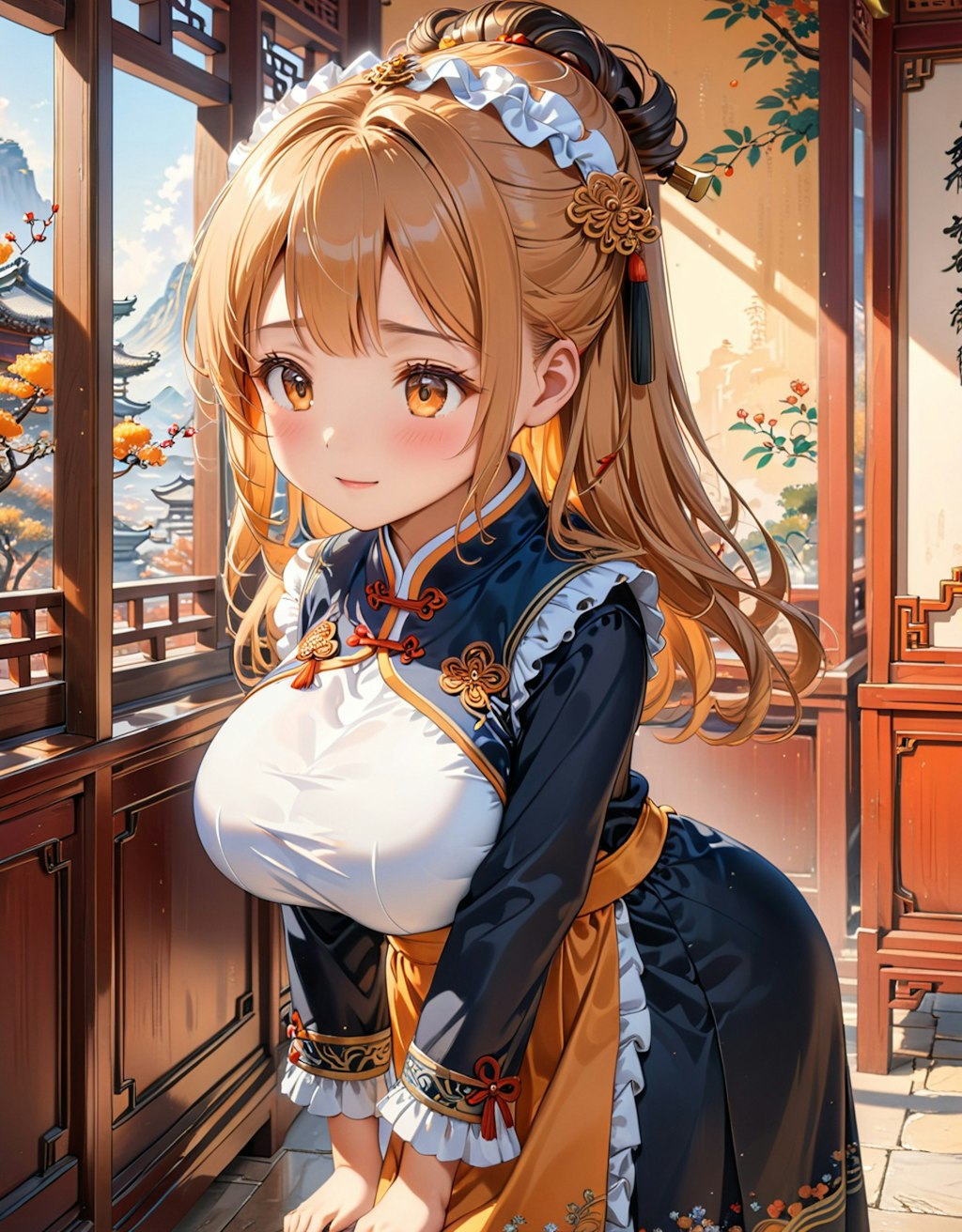 宮中の女学校にて...