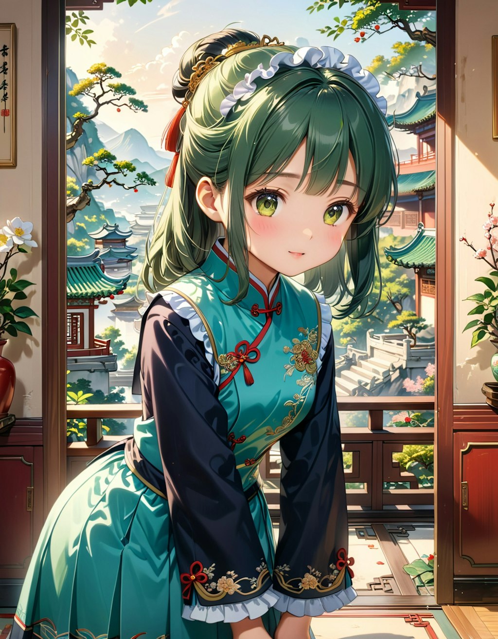 宮中の女学校にて...