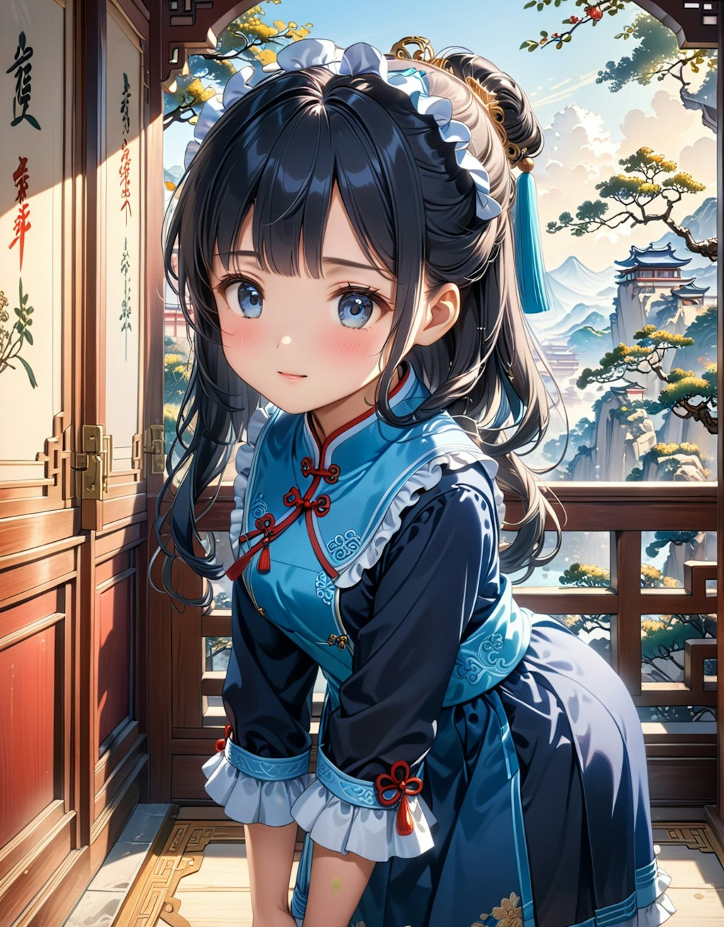 宮中の女学校にて...