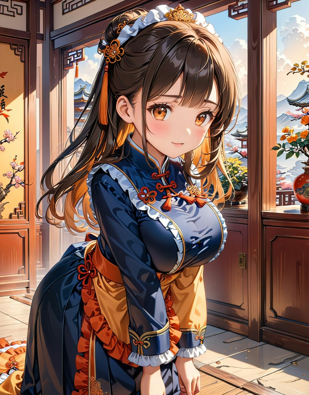 宮中の女学校にて...