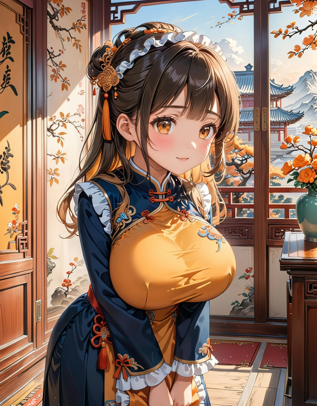 宮中の女学校にて...