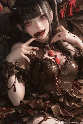 美女とチョコレート2
