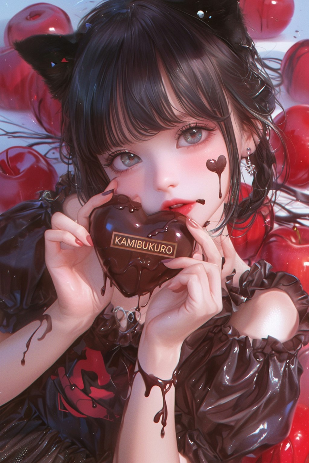 美女とチョコレート2