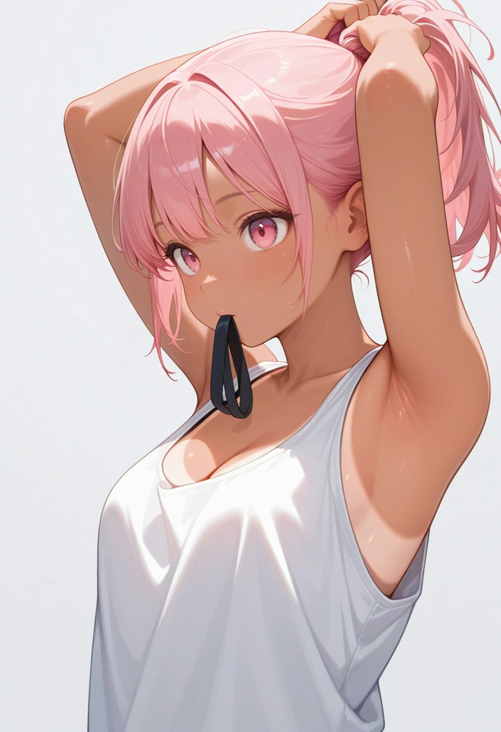 ポニテ娘の脇（３枚あるよ）