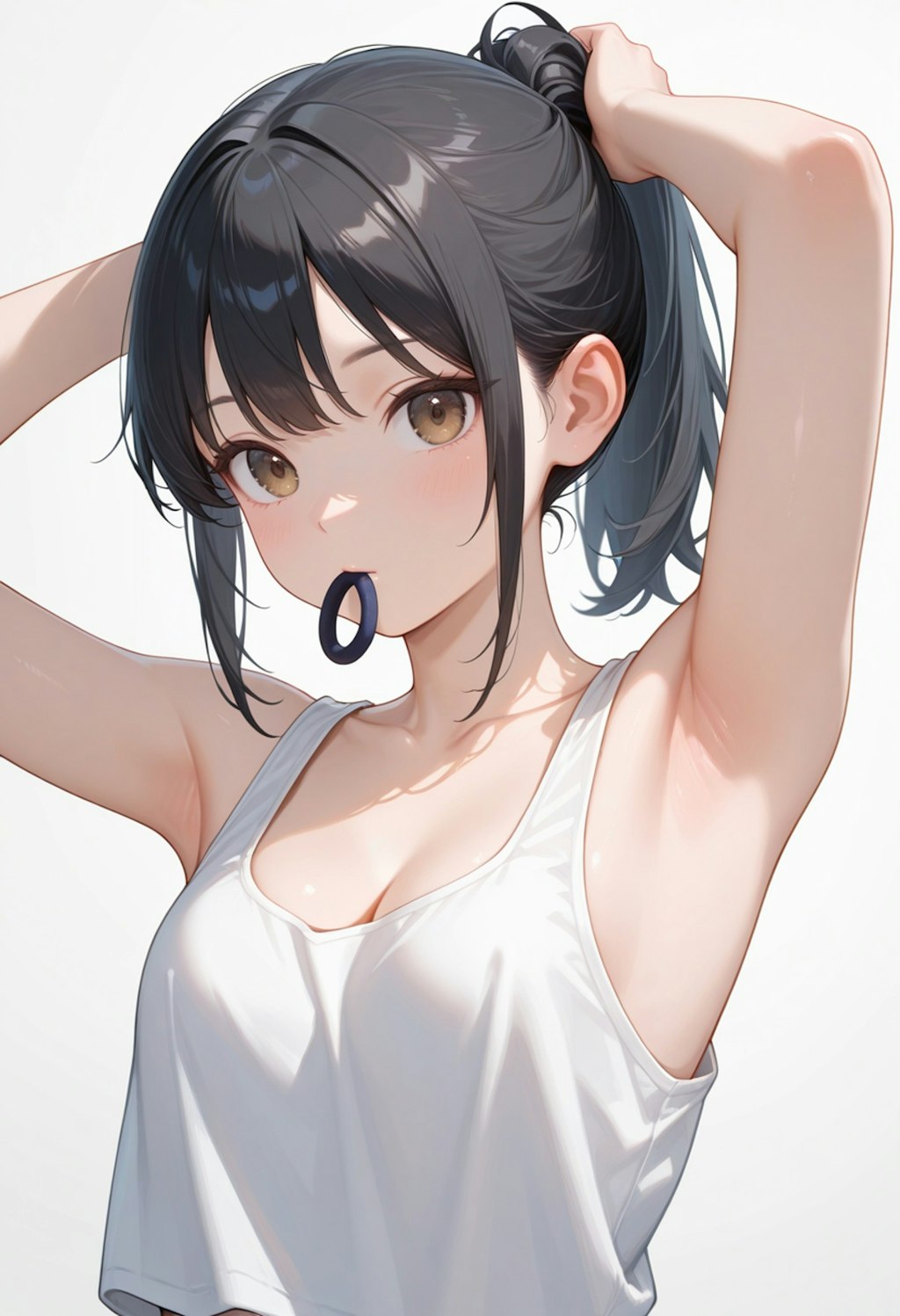 ポニテ娘の脇（３枚あるよ）
