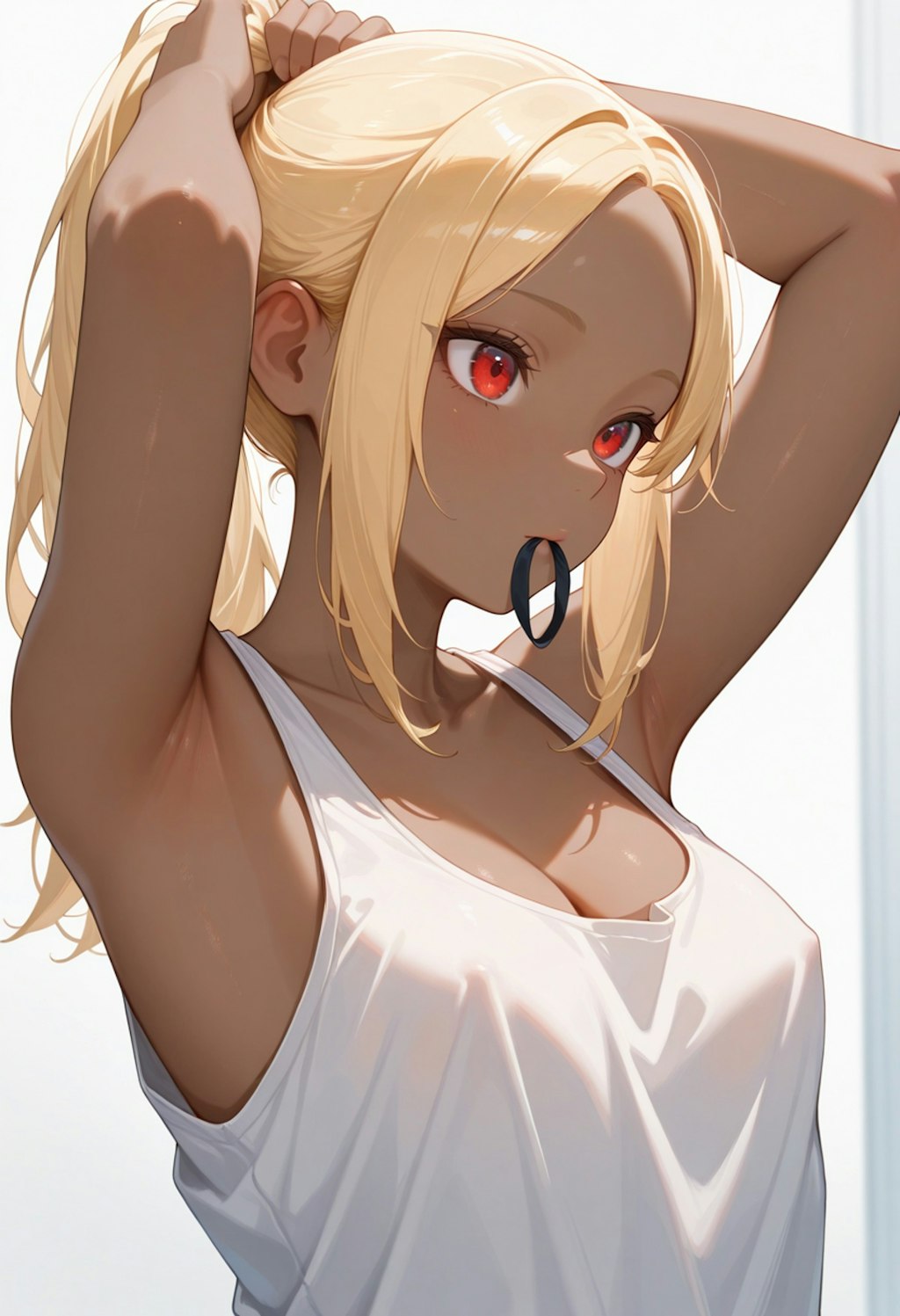 ポニテ娘の脇（３枚あるよ）
