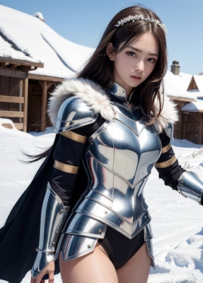 雪国の女戦士