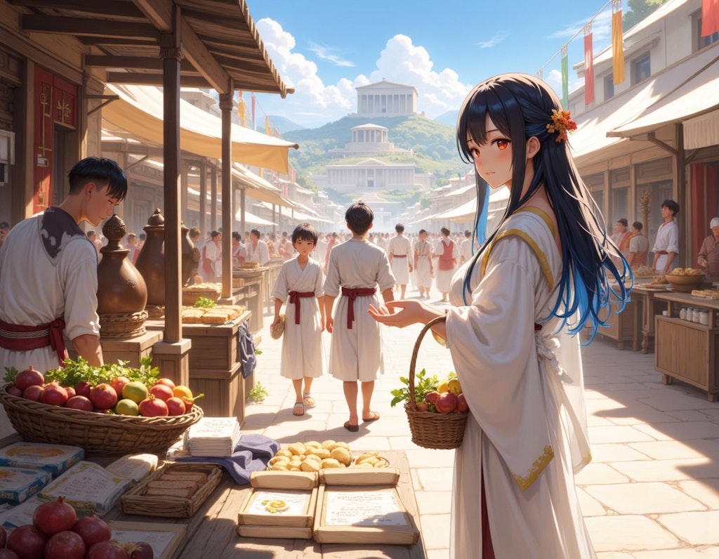古代ギリシャの市場