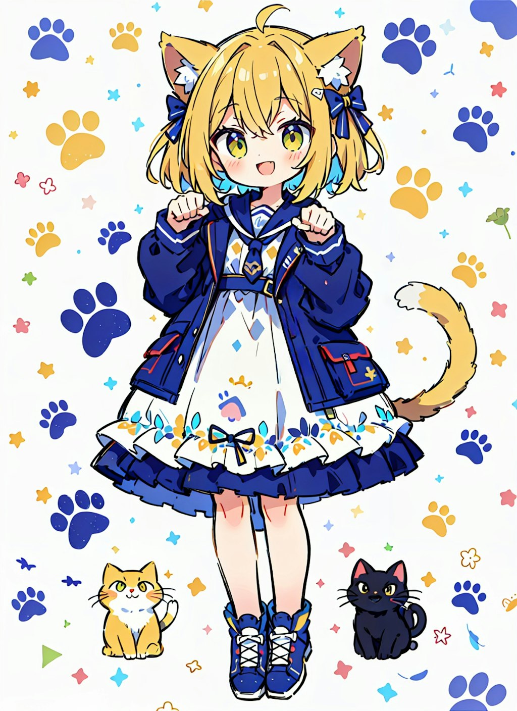 カラフルキャットガール