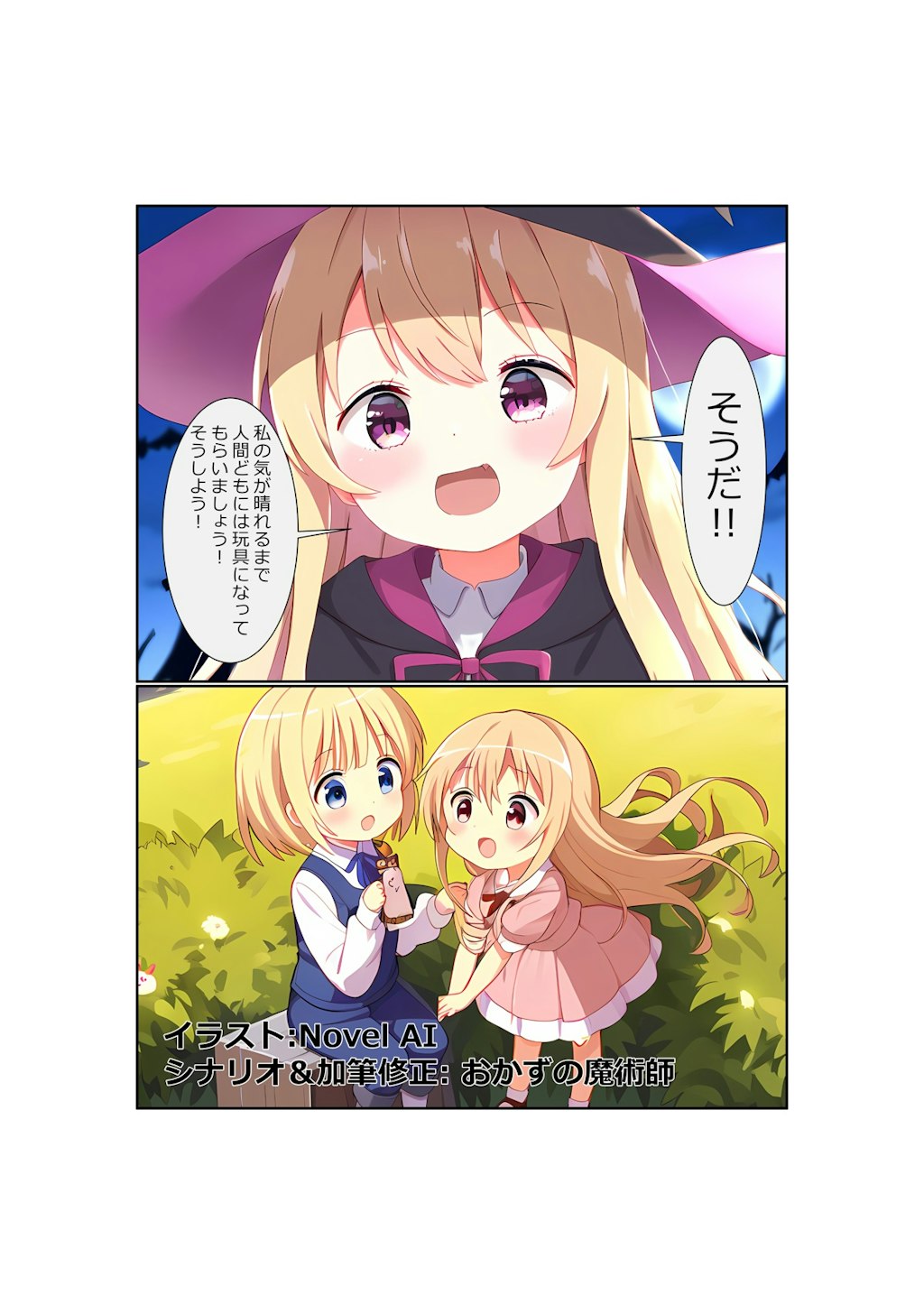 魔女っ子ちゃんの昔話