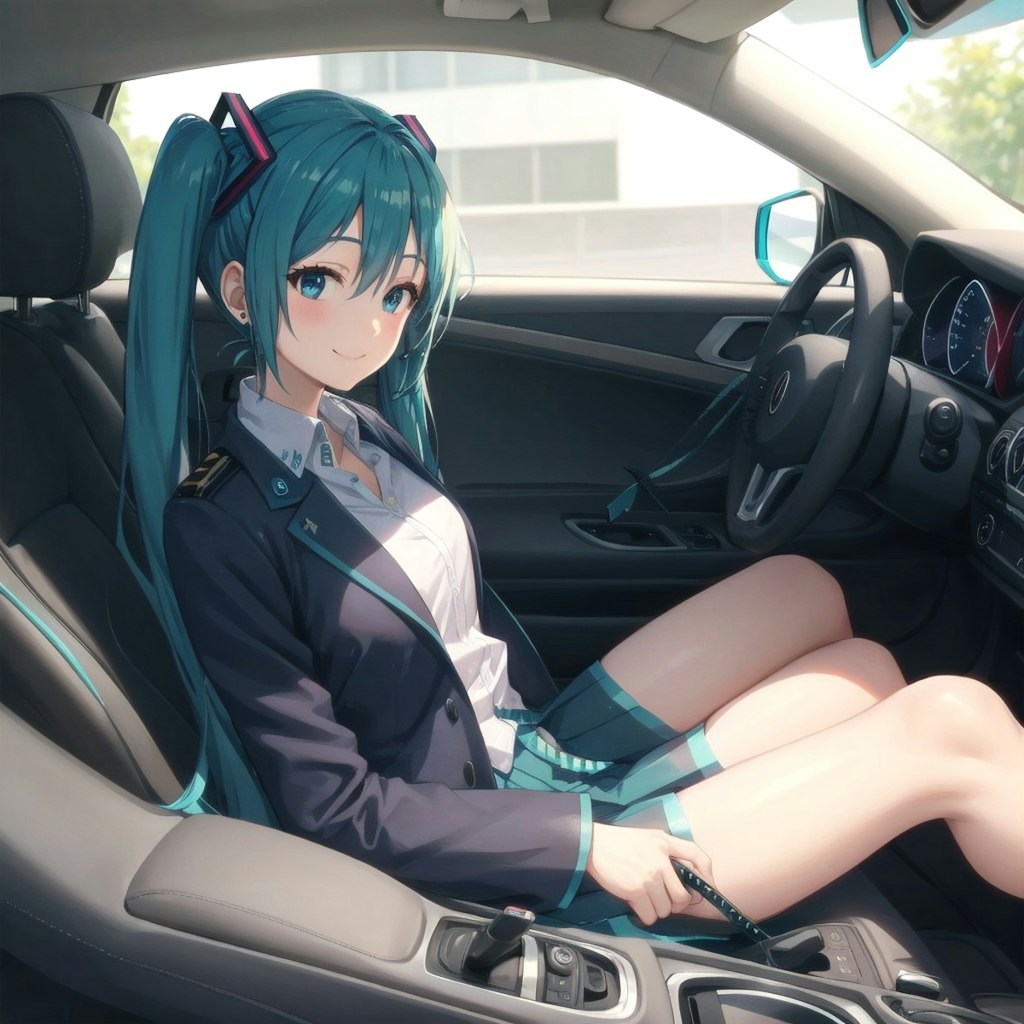 初音ミク🚜運転してやんよ🕹️💨💨💨