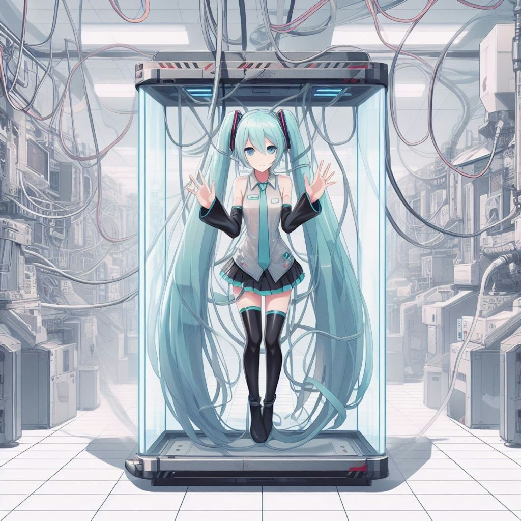 初音ミク研究所で監禁