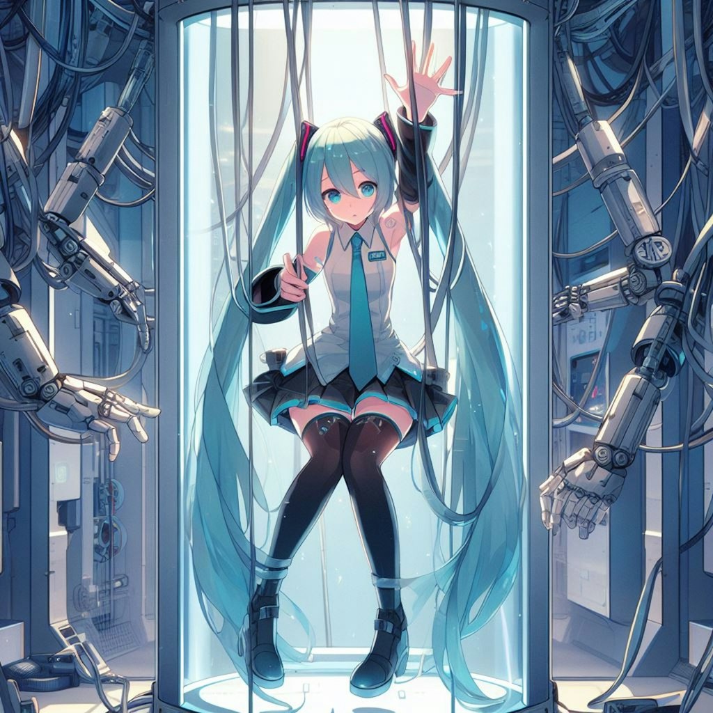 初音ミク研究所で監禁