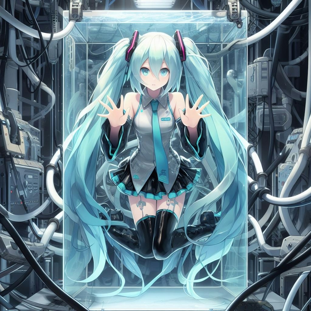 初音ミク研究所で監禁