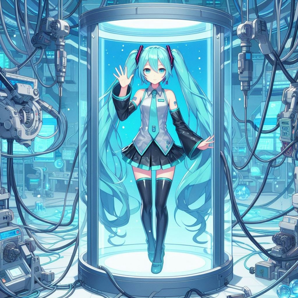 初音ミク研究所で監禁