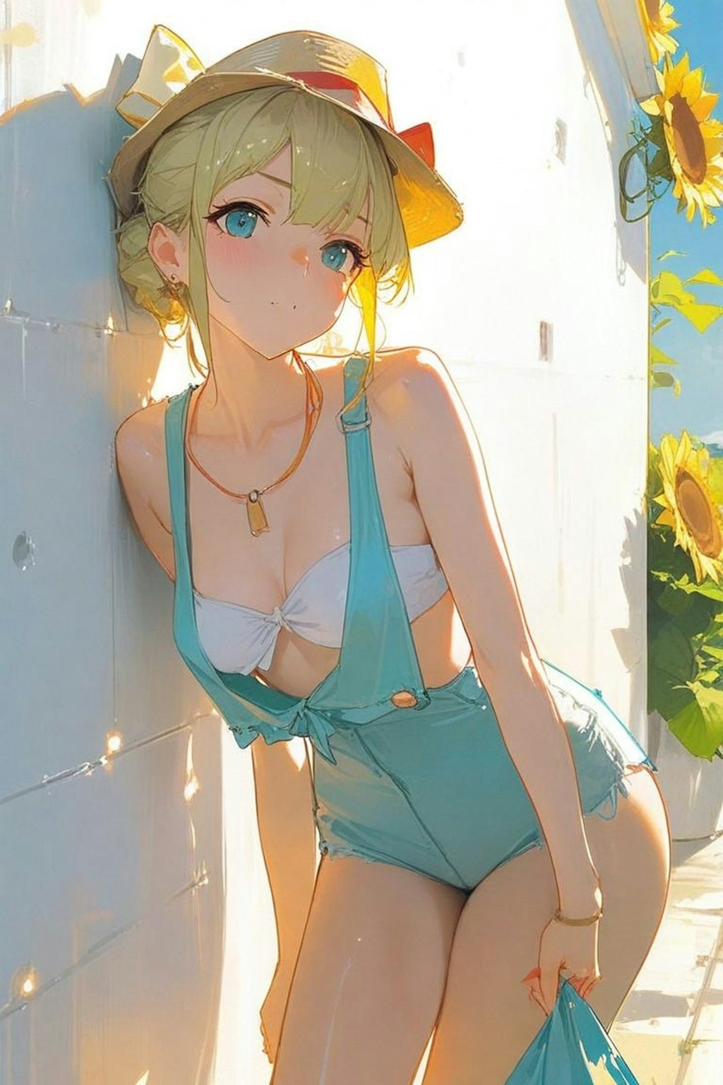 ビキニとひまわり。