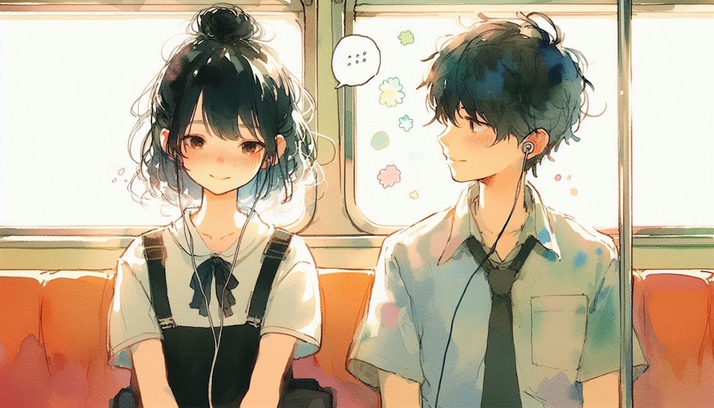 おんなじ曲を聴いている♫