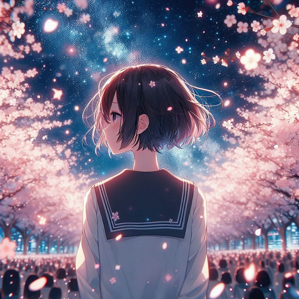 夜桜