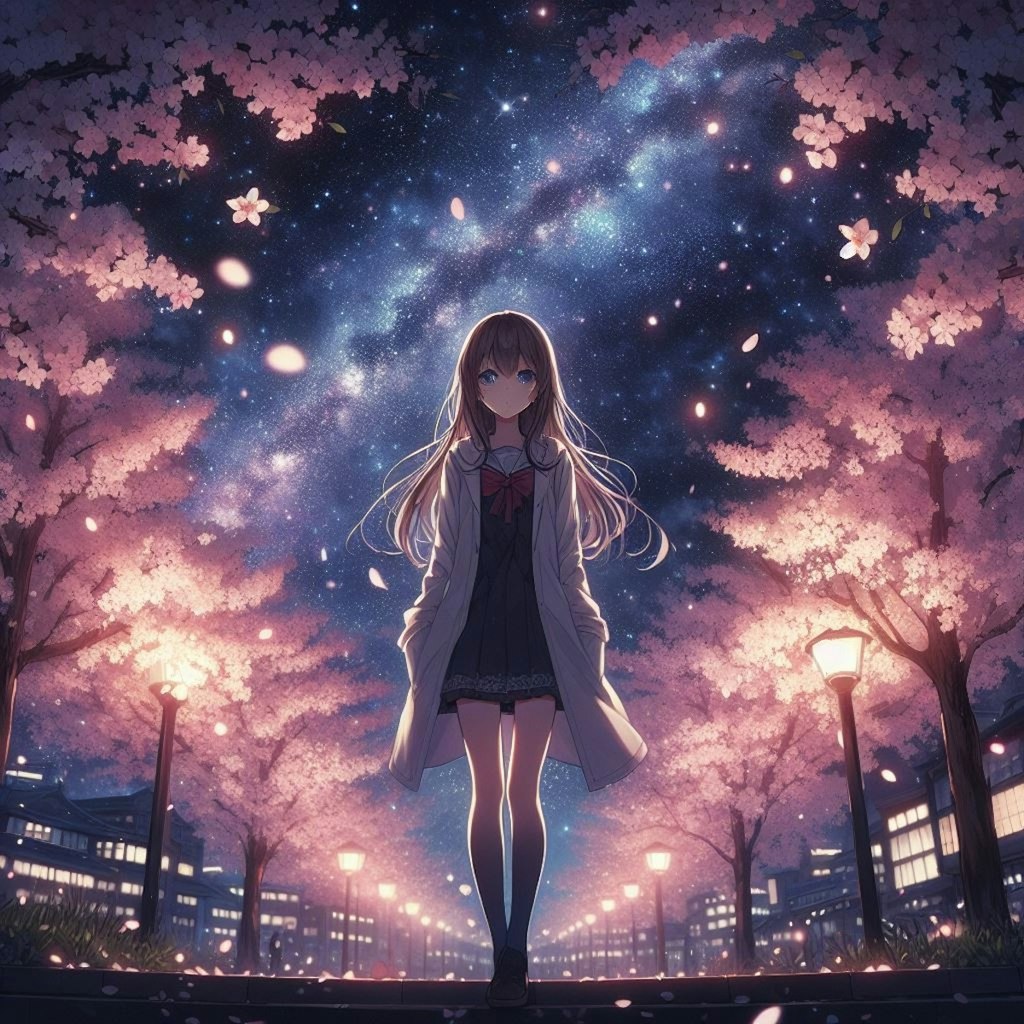 夜桜