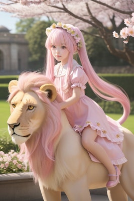 桜花姫は獅子に乗って (ani2real)