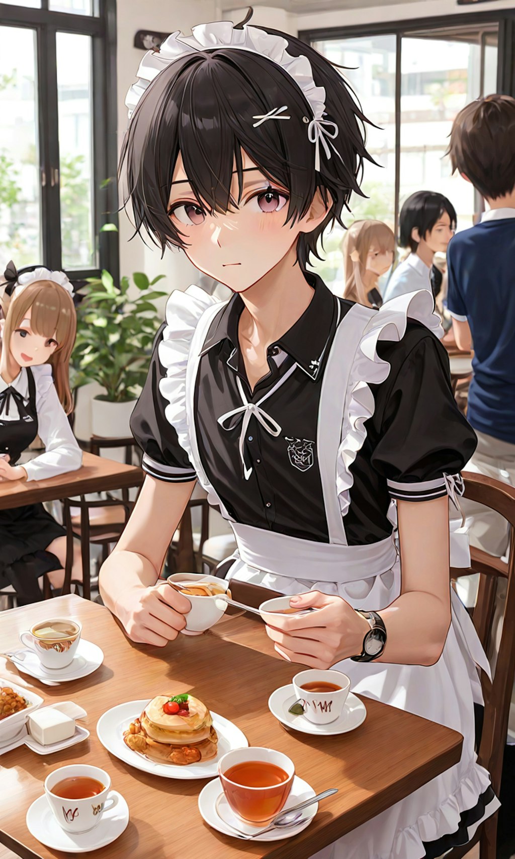 メイド喫茶男子