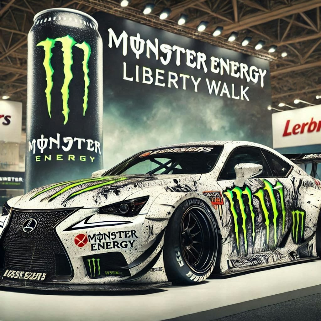 モンスターエナジーリバティーウォークLEXUSのドリ車